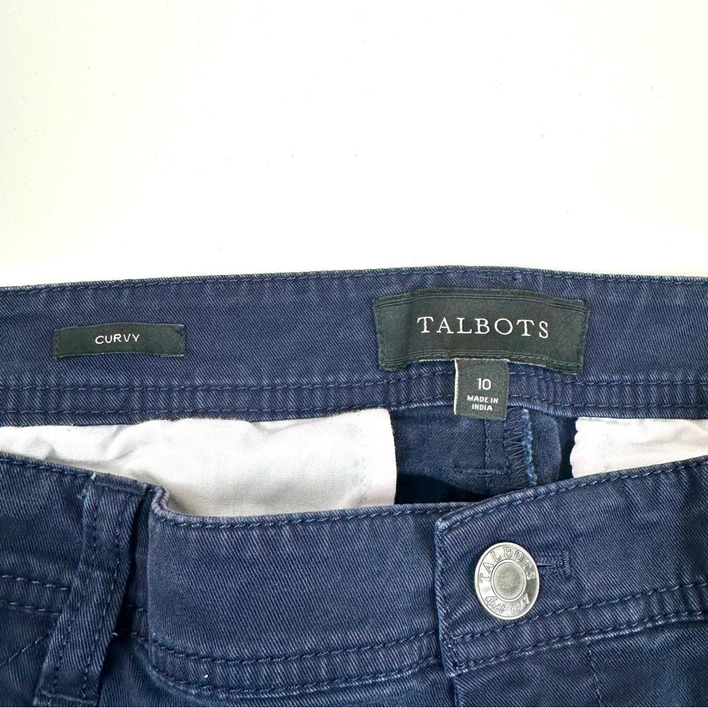 Talbots Navy Blue Ankle Pants - Picture 5 of 7